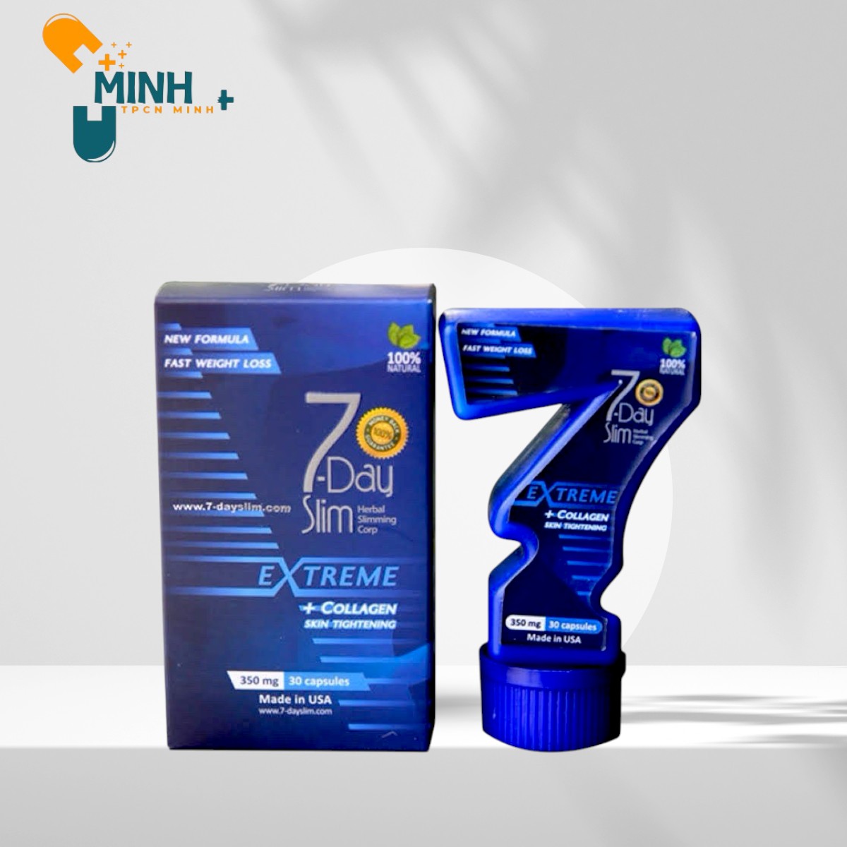  Viên uống giảm cân 7 day slim Mỹ 30 viên 