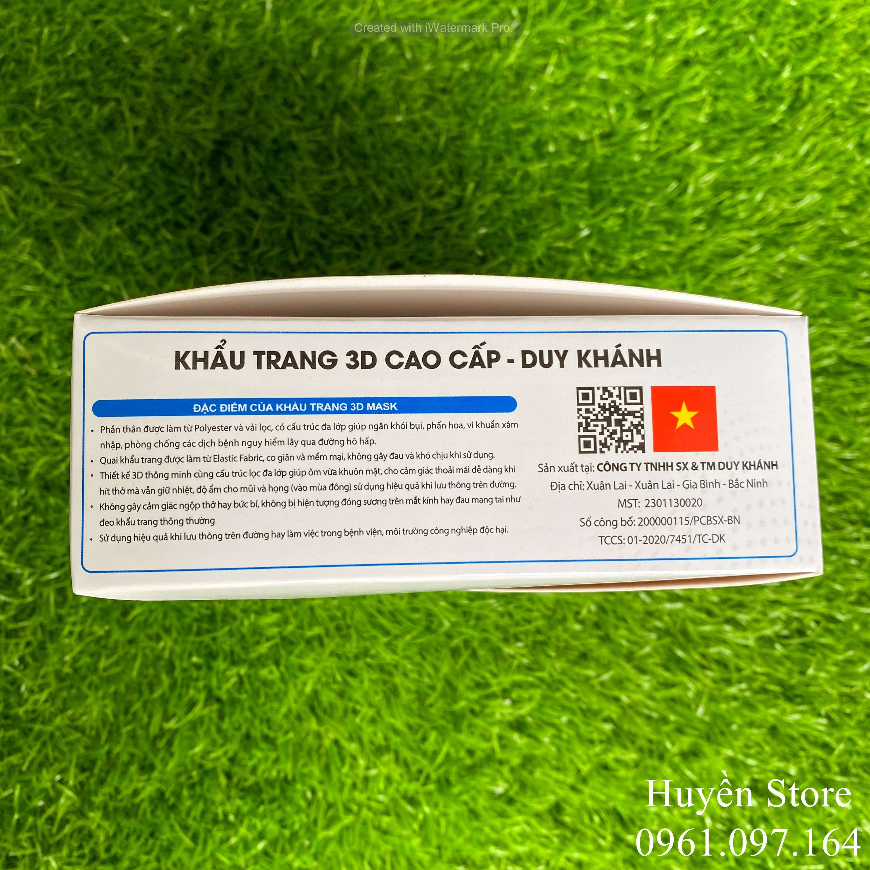 [GIÁ SỈ] Hộp 50 chiếc Khẩu trang 3D Mask Khánh Huyền