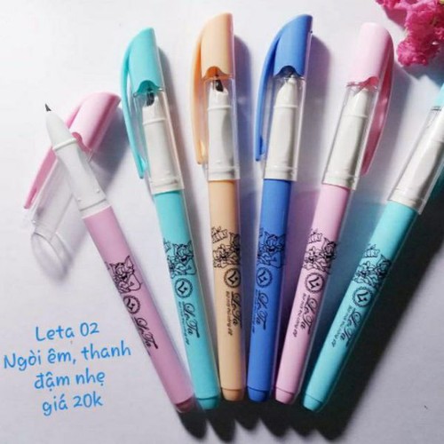 Bút mài leta 02 ngòi êm, thanh đậm - vpp02