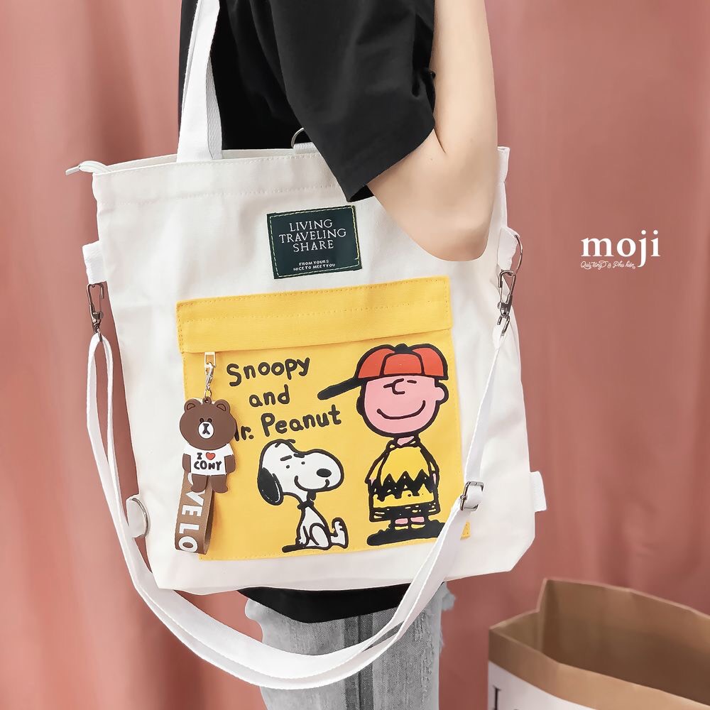 [HCM]Túi Tote Cậu Bé Và Chú Bé Vàng