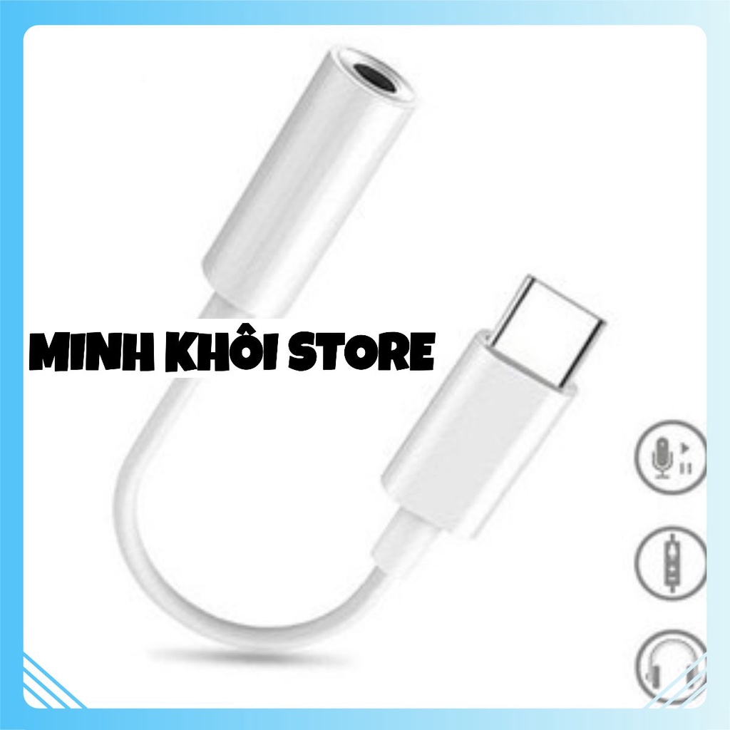 Jack chuyển âm thanh type c sang 3.5mm - jack chuyển tai nghe / dành cho nhiều dòng máy