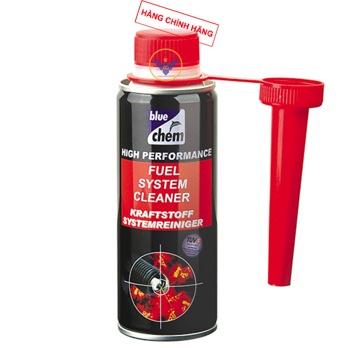 Vệ sinh buồng đốt máy xăng xe ô tô Bluechem Fuel System Cleaner 250ml