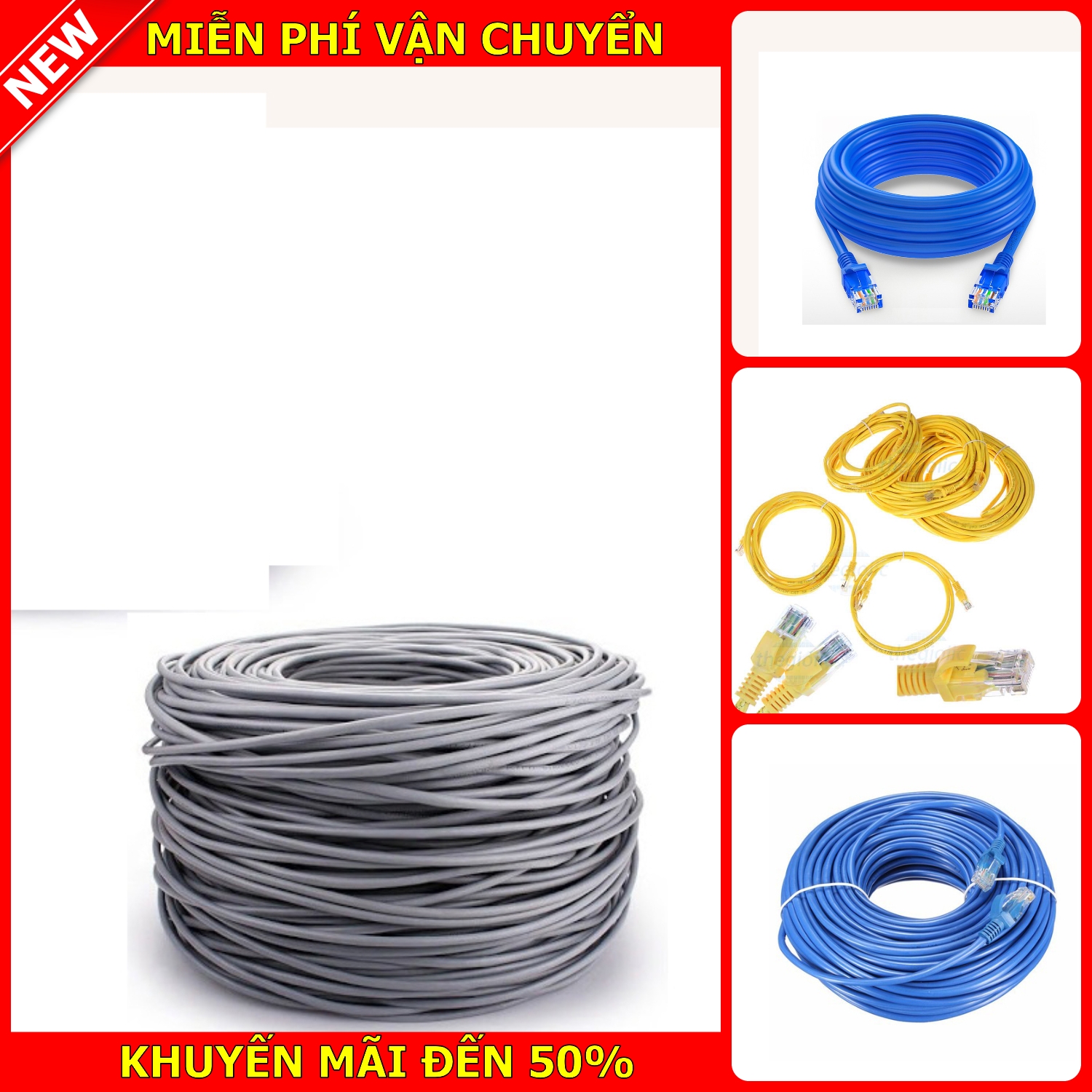 [HCM]Dây cáp mạng internet T8T1C dài 20M bấm sẵn 2 đầu cho máy tính laptop camera tốc độ cực nhanh dây cáp mạng lan cao cấp chuẩn kết nối rj45 - có bảo hành