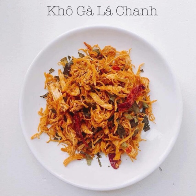 KHÔ GÀ LÁ CHANH 19K/gói 100g