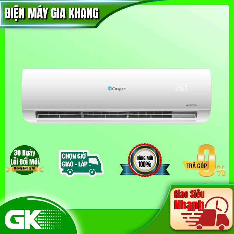 Máy lạnh casper inverter 1 chiều 12000 btu mc-12is33 mới 2022