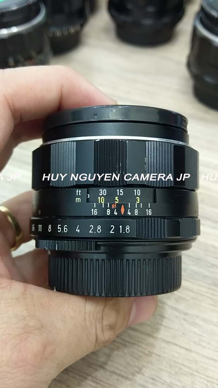 Ống kính takumar 55 f1.8 super takumar. ngàm m42 lấy nét tay.