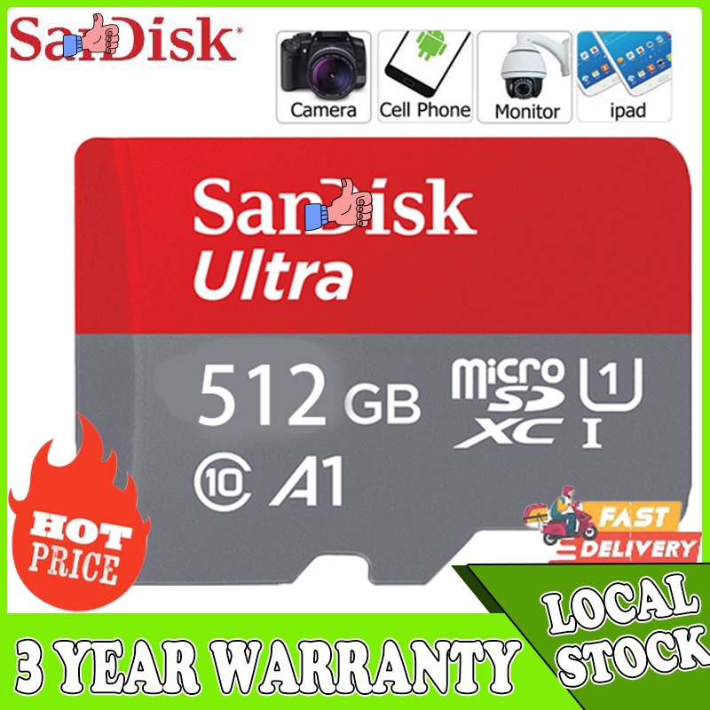 Thẻ nhớ MicroSD 128GB 64GB 32GB Class 10 chuyên dụng cho camera, điện thoại