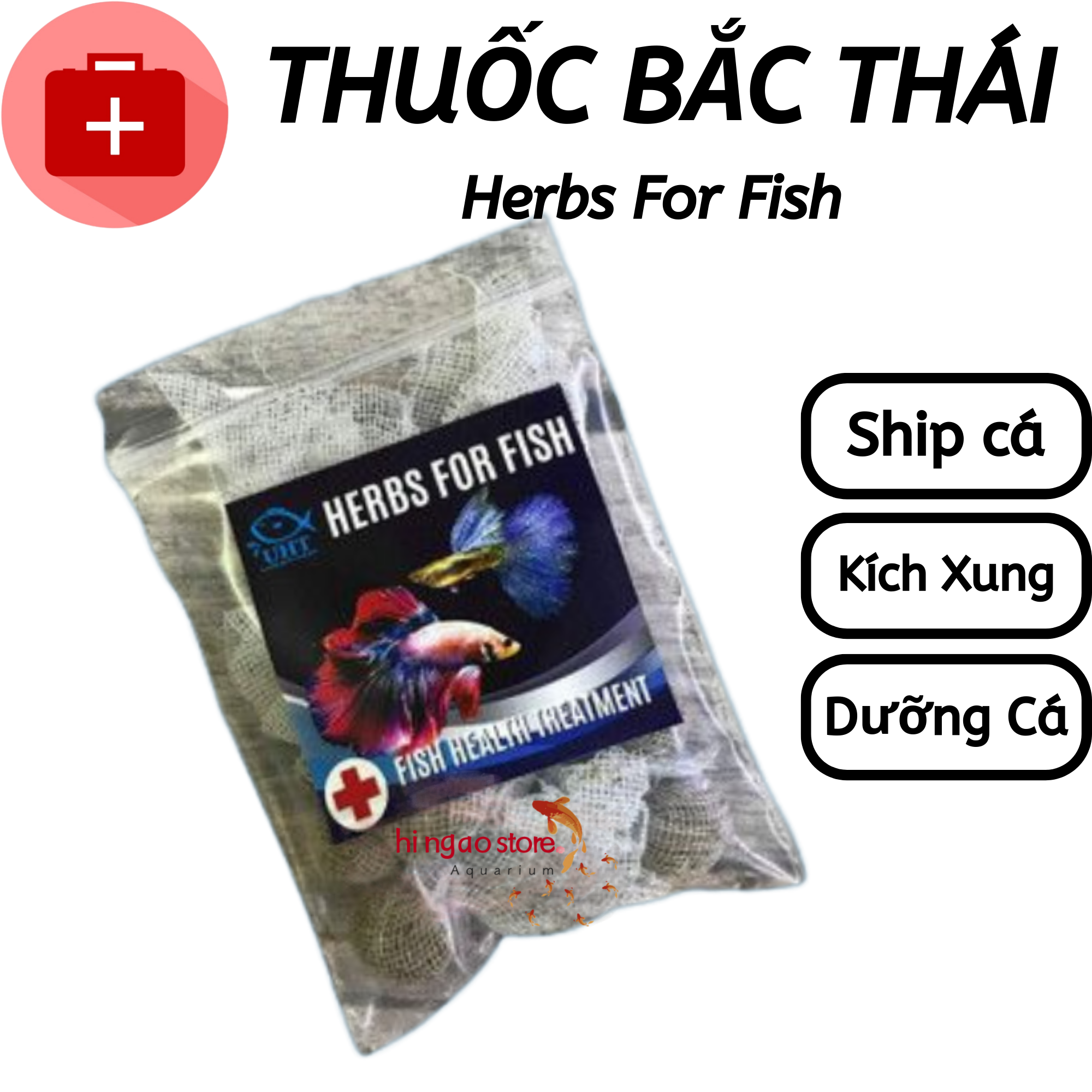 Viên Thuốc Bắc Thái - Dưỡng Cá Cảnh | Hingaostore.