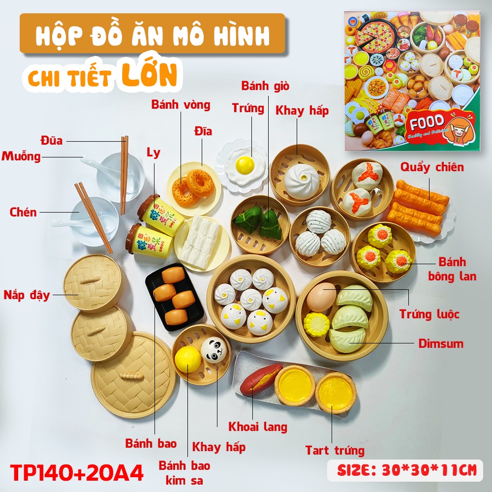 Bộ đồ chơi nấu ăn các món ăn gồm 88 chi tiết cho bé