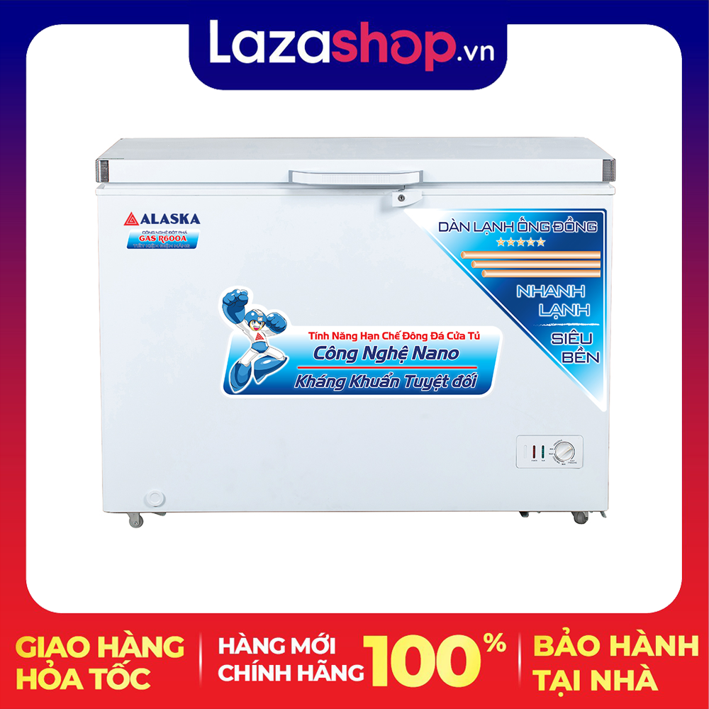 Giao tại HCM Tủ đông Alaska 205 lít BD-300C - 1 cánh - 1 ngăn