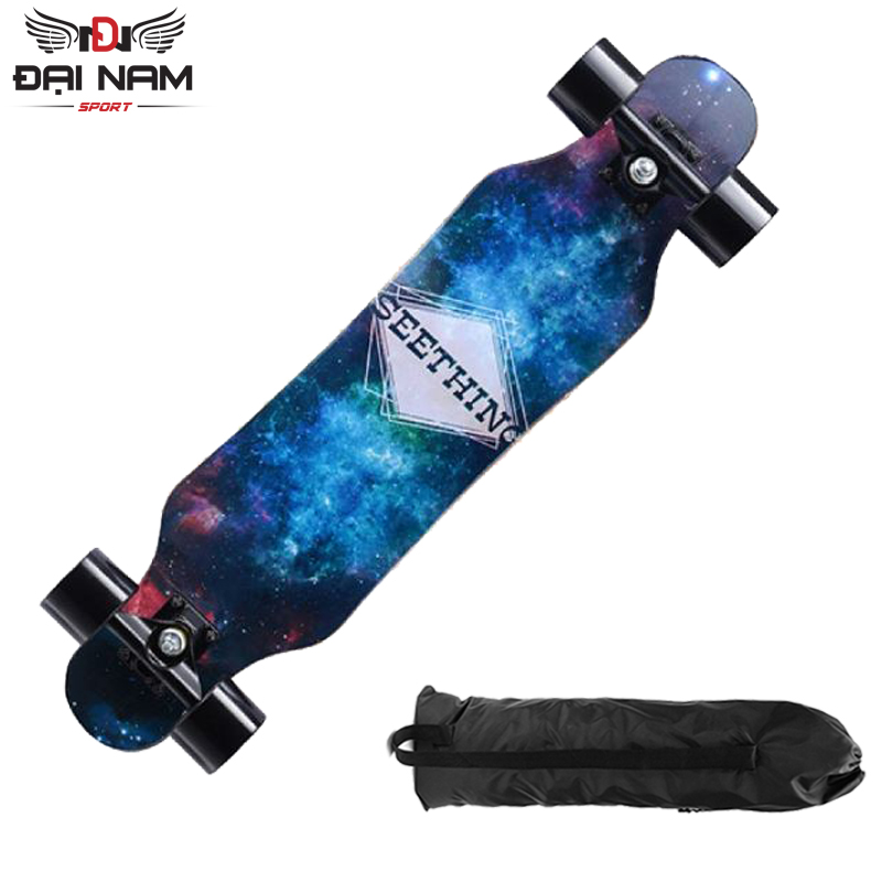 Ván Trượt Dài Mặt Nhám Thể Thao Cỡ Lớn 80cm LongBoard Hàng Nhập Khẩu Đại Nam Sport Thế Hệ Mới Nhất 2021 + Tặng Túi Đựng Ván Cao Cấp