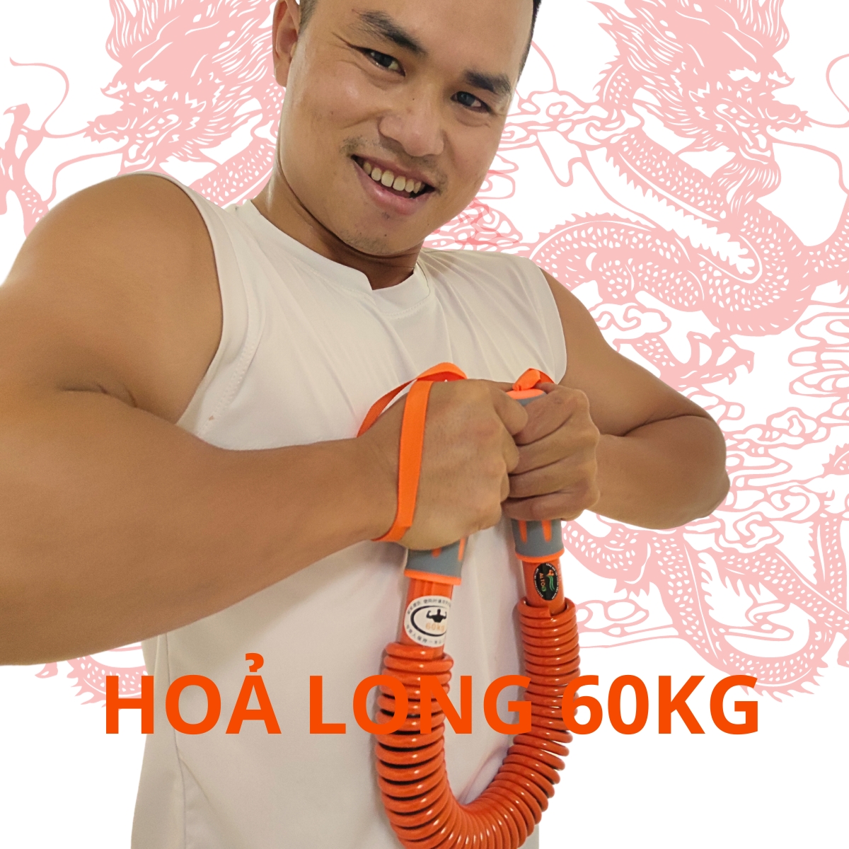 Thanh lò xo tập cơ tay vai xô ngực 40 60 80 100kg hoả long gym gurus