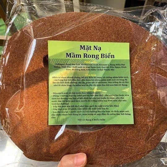 Ngũ hoa hạt miếng mặt nạ mầm rong biển hạt ngũ hoa mana