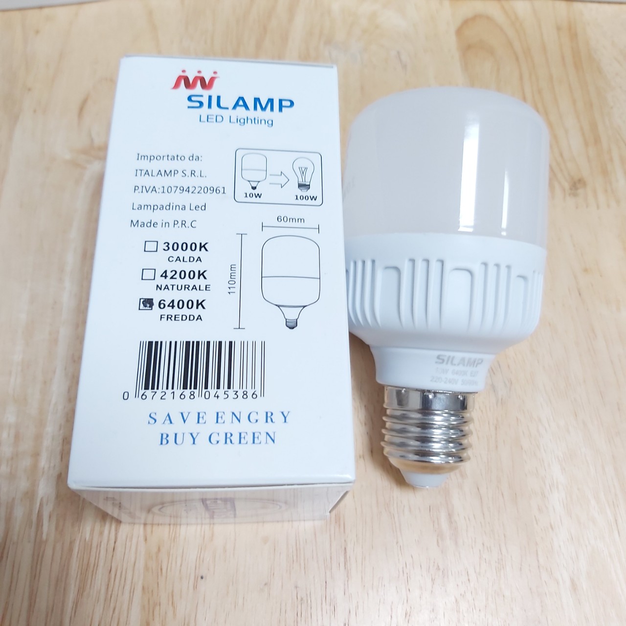Combo bóng đèn led búp 10W Silamp