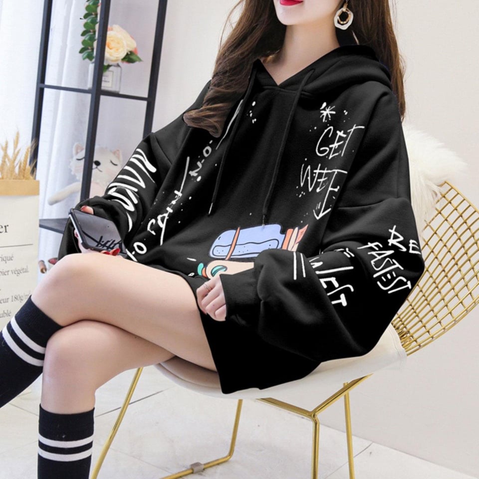 [Miễn Phí Vận Chuyển] ÁO KHOÁC HOODIE CAO CẤP IN HÌNH HỌA TIẾT HOẠT HÌNH 3D FORM RỘNG CÁ TÍNH