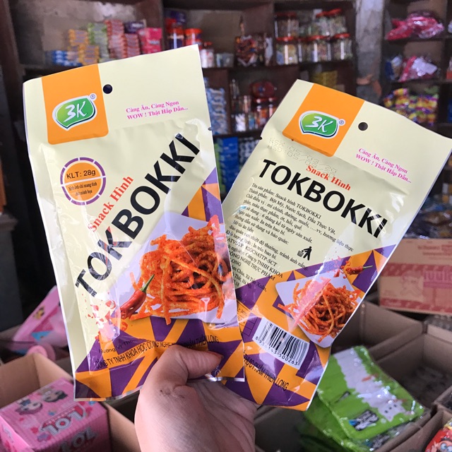 Bịch 30 Gói Snack TOBOKKI Thơm Ngon Chua CayKHUYẾN MẠI
