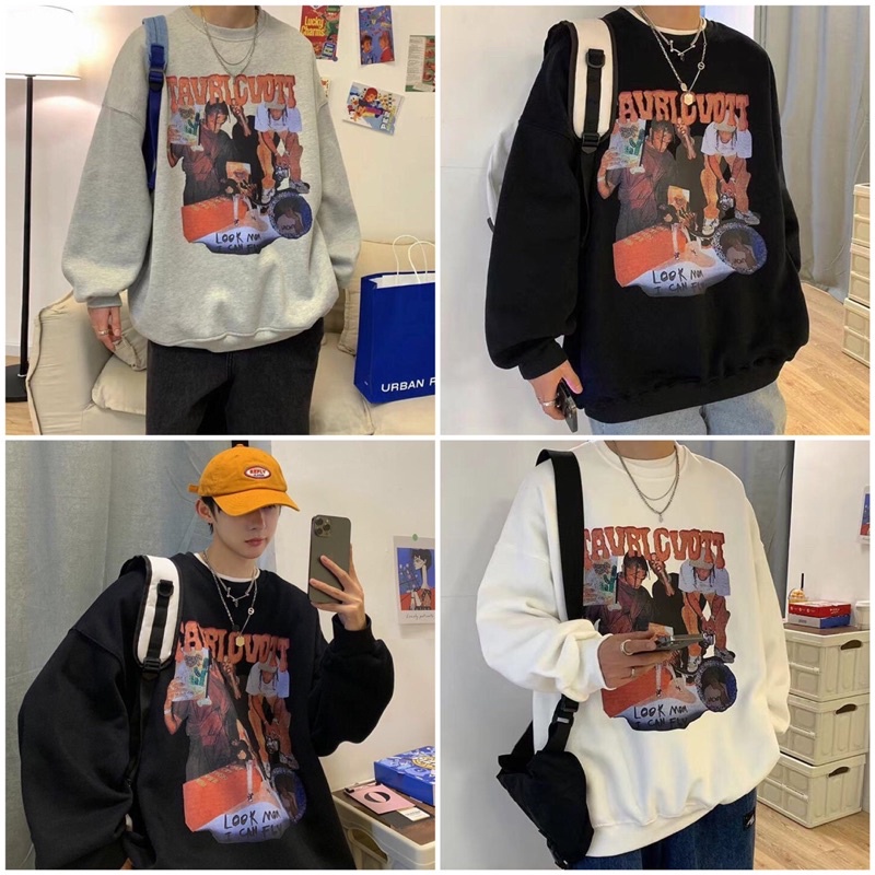 [Freeship] Áo Sweater phong cách Ulzzang Hàn Quốc tay dài Sweater TAURICUOTT cổ tròn in hình Đội Bóng Rổ cá tính CoolZ CZ1199
