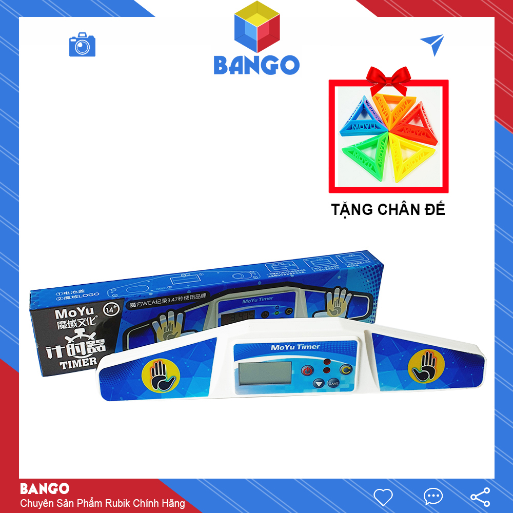 MoYu Timer Đồng Hồ Rubik Giá Rẻ Đồ Chơi Thông Minh Rubic BANGO RMT