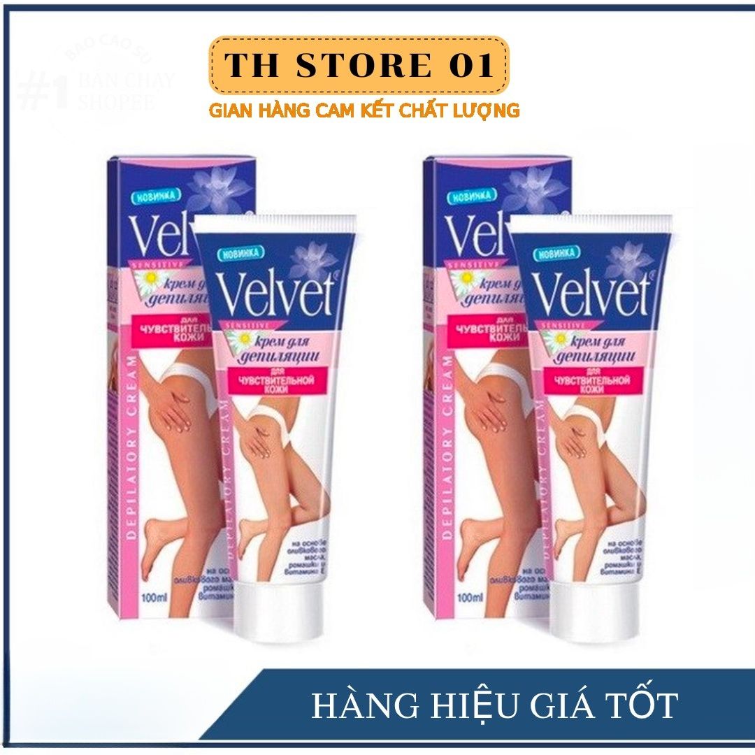 Kem tẩy lông Velvet chuẩn Nga [CHÍNH HÃNG 100%] sản phẩm đình đám, các chị em không thể bỏ qua các bước tẩy lông TH STORE 01