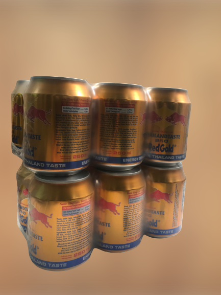 Combo 10 Lon Bò Húc Việt Nhãn Hiệu Red Gold 250 ml