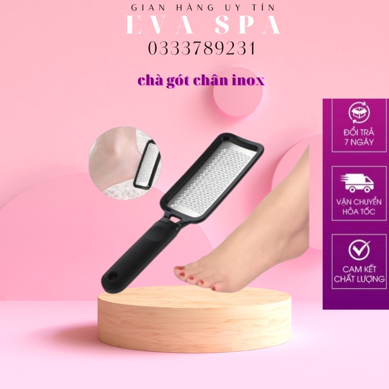Bàn chà gót chân bằng inox