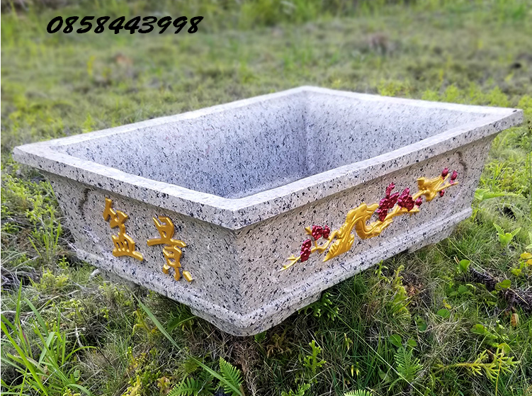 khuôn đúc chậu chữ nhật vuông góc 35 có lòng trong (nhựa ABS)