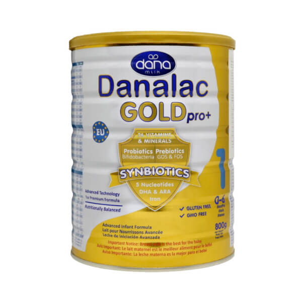 Sữa bột Danalac Gold Pro+ số 1 800g - Trẻ từ 0 - 6 tháng