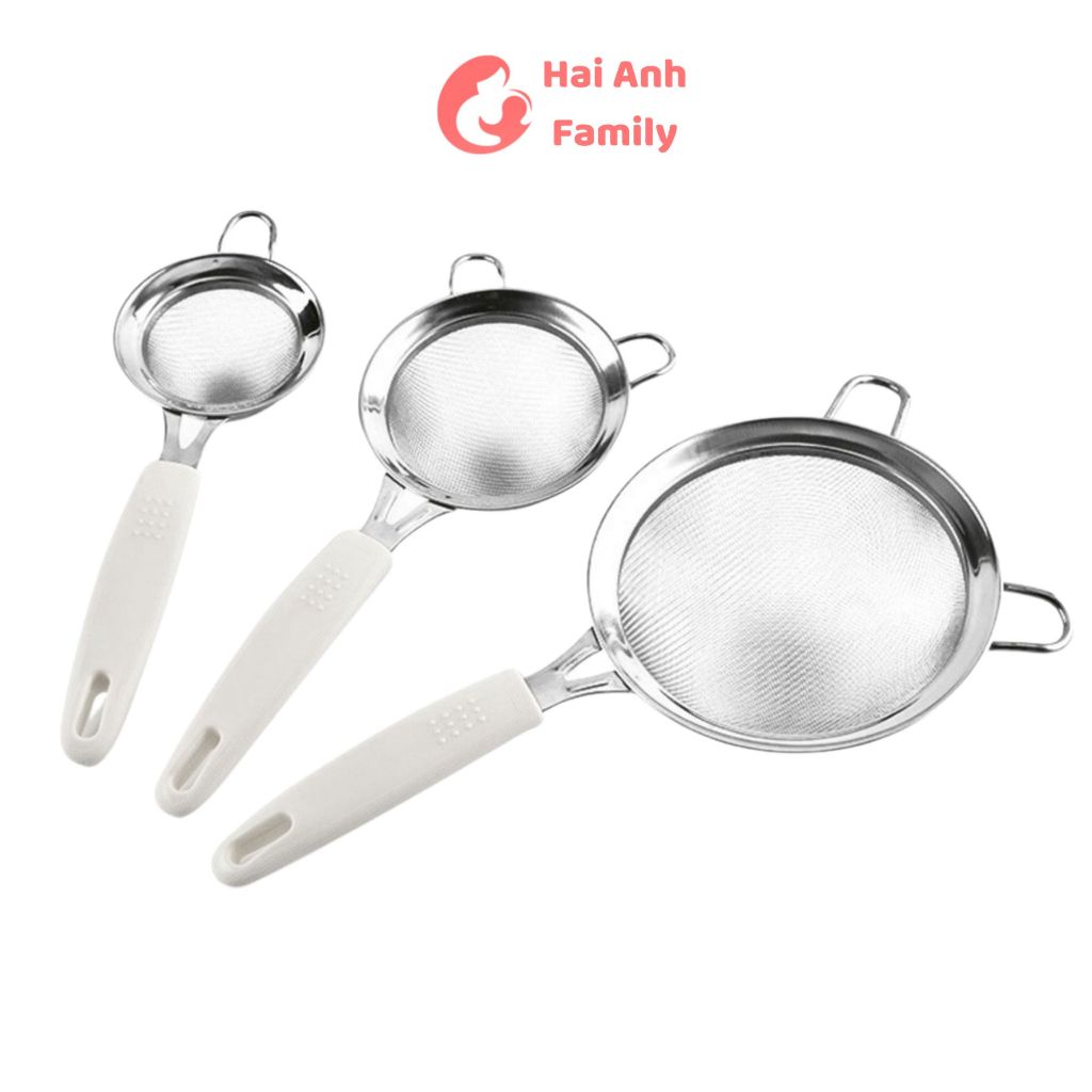 Rây lọc bột, lọc cháo chất liệu thép không gỉ cao cấp