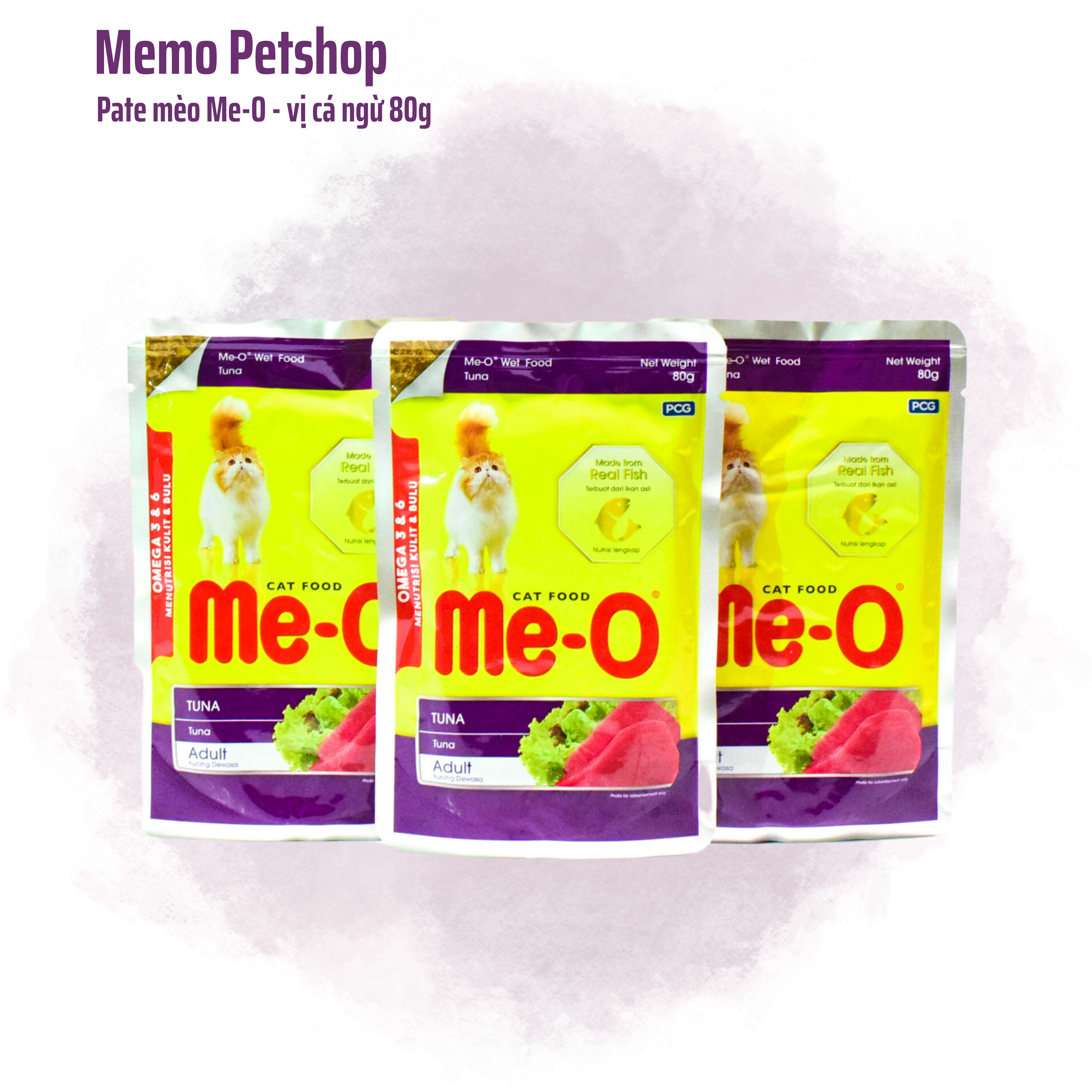 Pate cho mèo - me-o vị cá ngừ - gói 80g