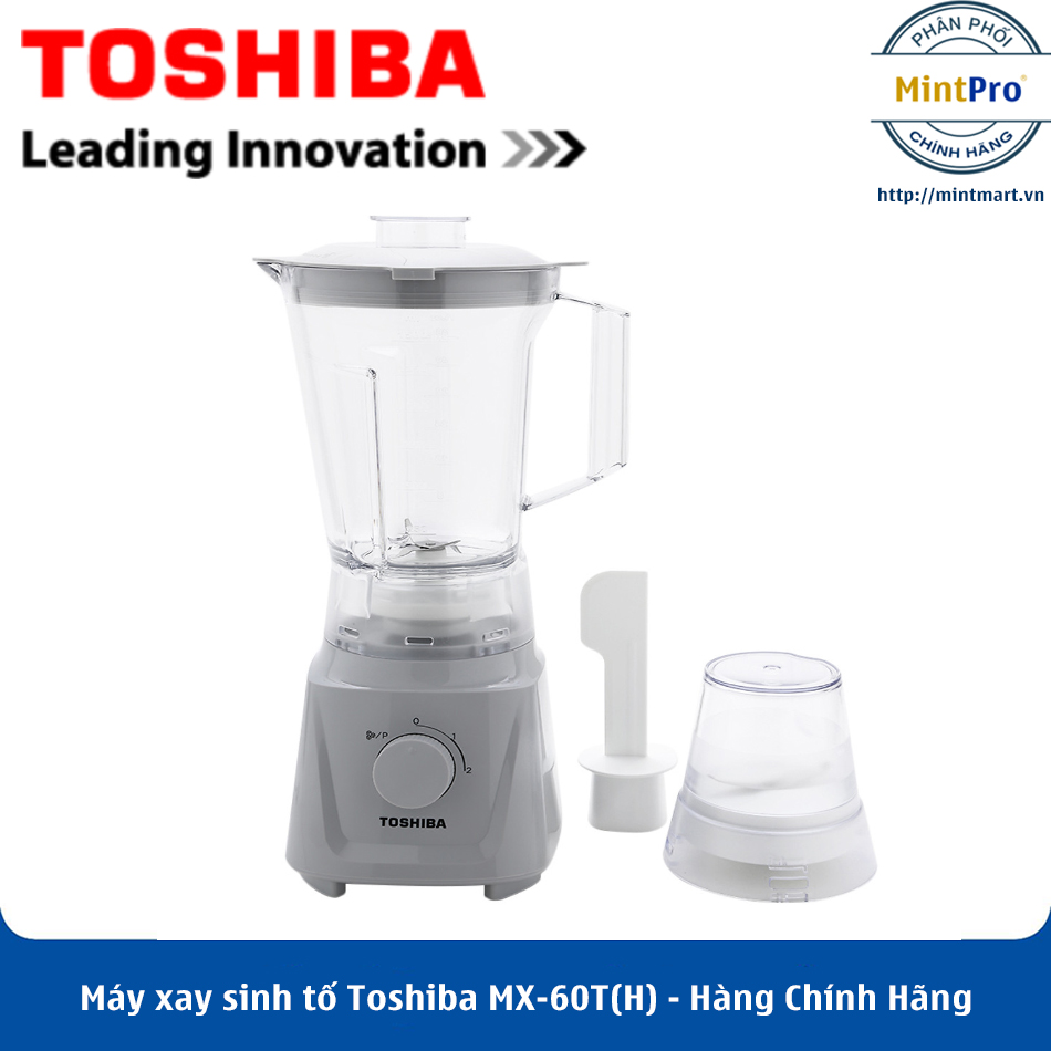 Máy xay sinh tố toshiba mx-60t - hàng chính hãng