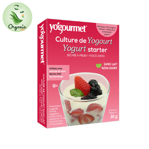 Men làm sữa chua hữu cơ thuần chay Vegan 18gr