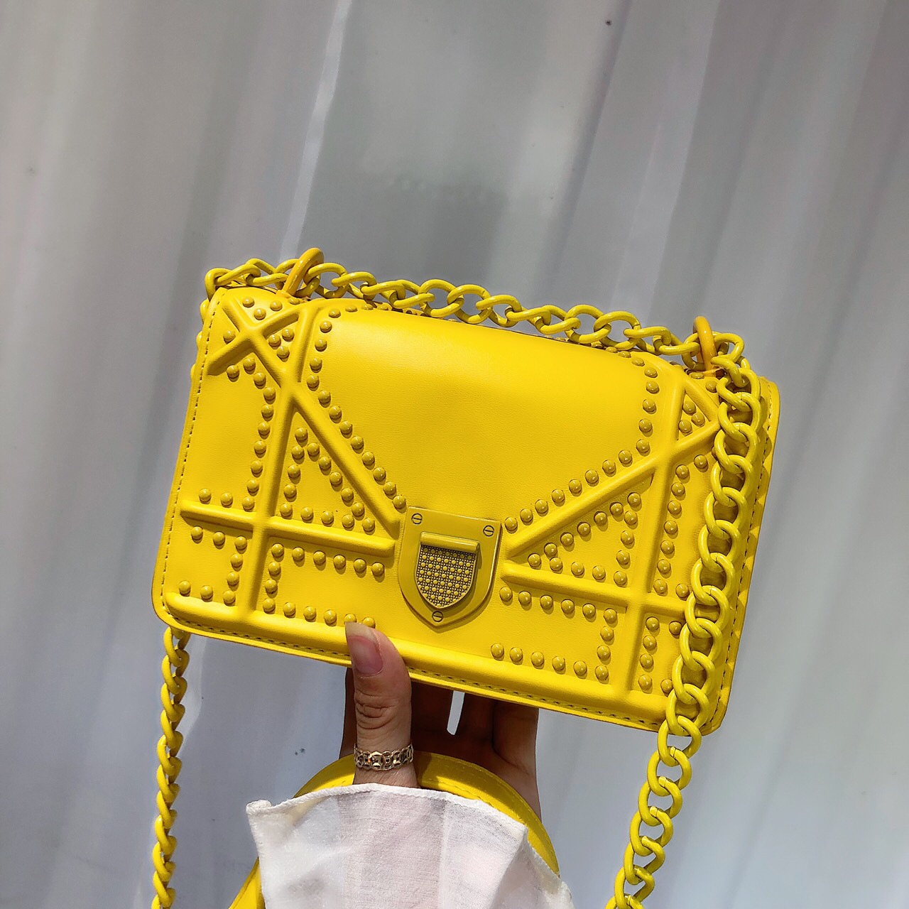 Túi đeo chéo mini dây full màu túi hàng Qc cao cấp HT15