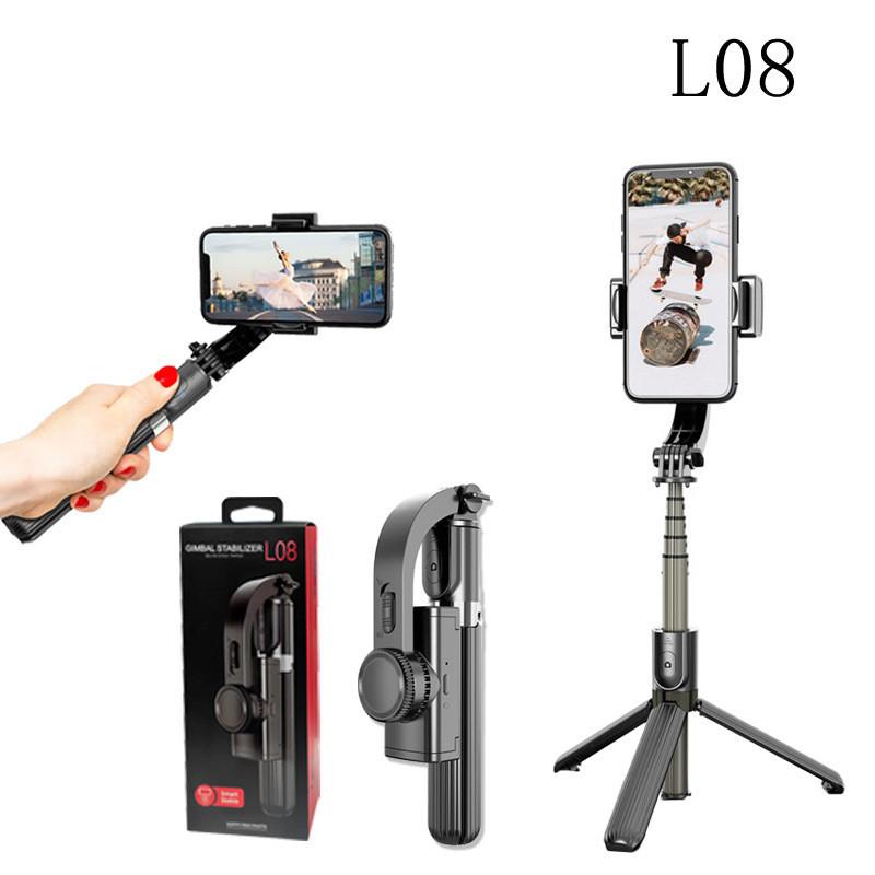 Thiết Bị Chống Rung Gimbal Bluetooth L08, Selfie Stick Tripod, Selfieshow L08 Gimbal Cầm Tay Ổn Định Hỗ Trợ Quay Video Youtube,tiktok,,,vv. Bảo Hành 12 Tháng.