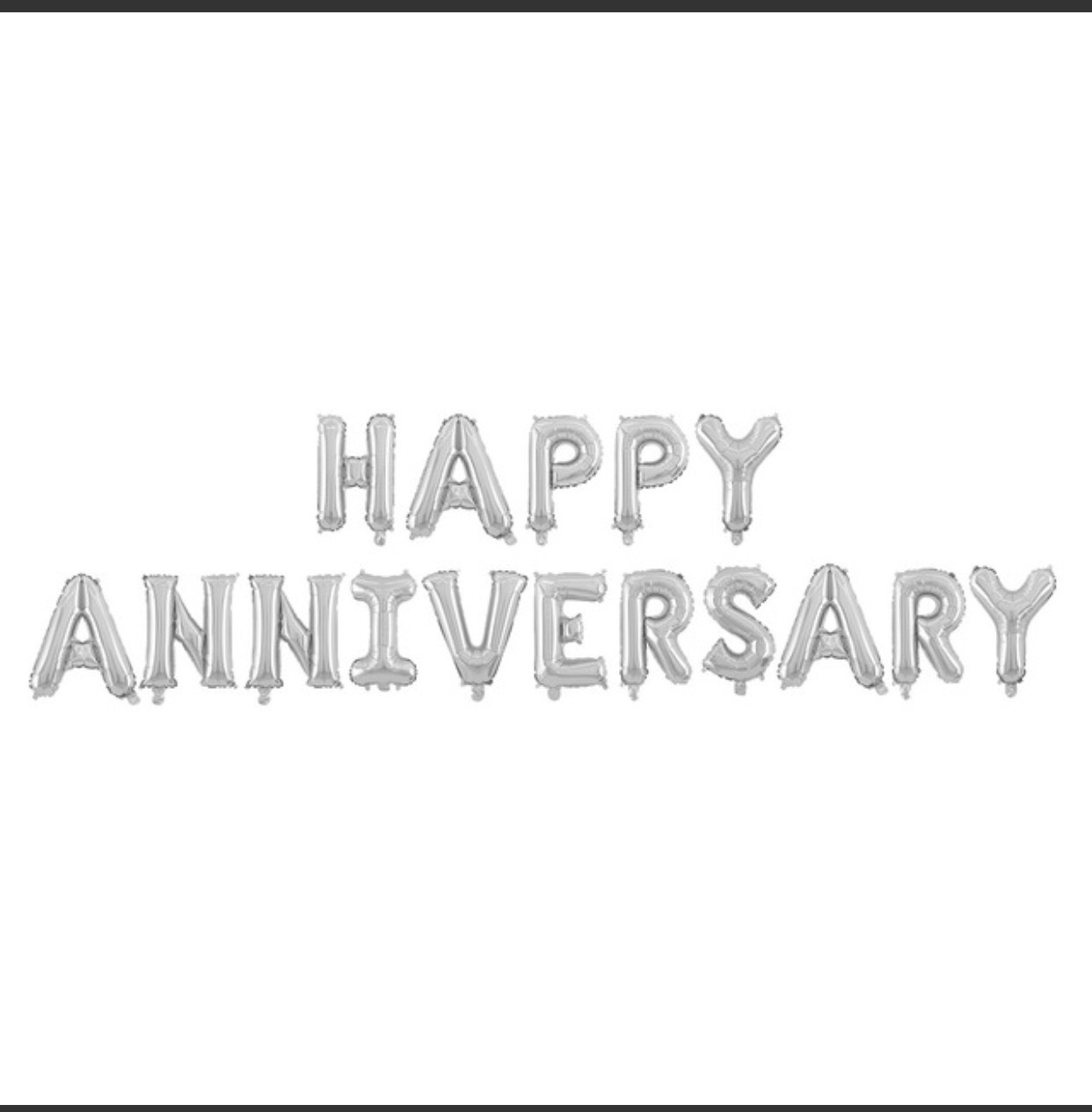 Bộ chữ happy anniversary