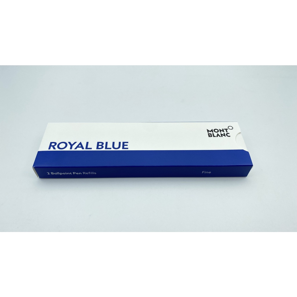 Hộp 2 Ruột/Ngòi Bút Bi Montblanc Chính Hãng màu xanh - Montbanc Ballpoint Refill Royal Blue