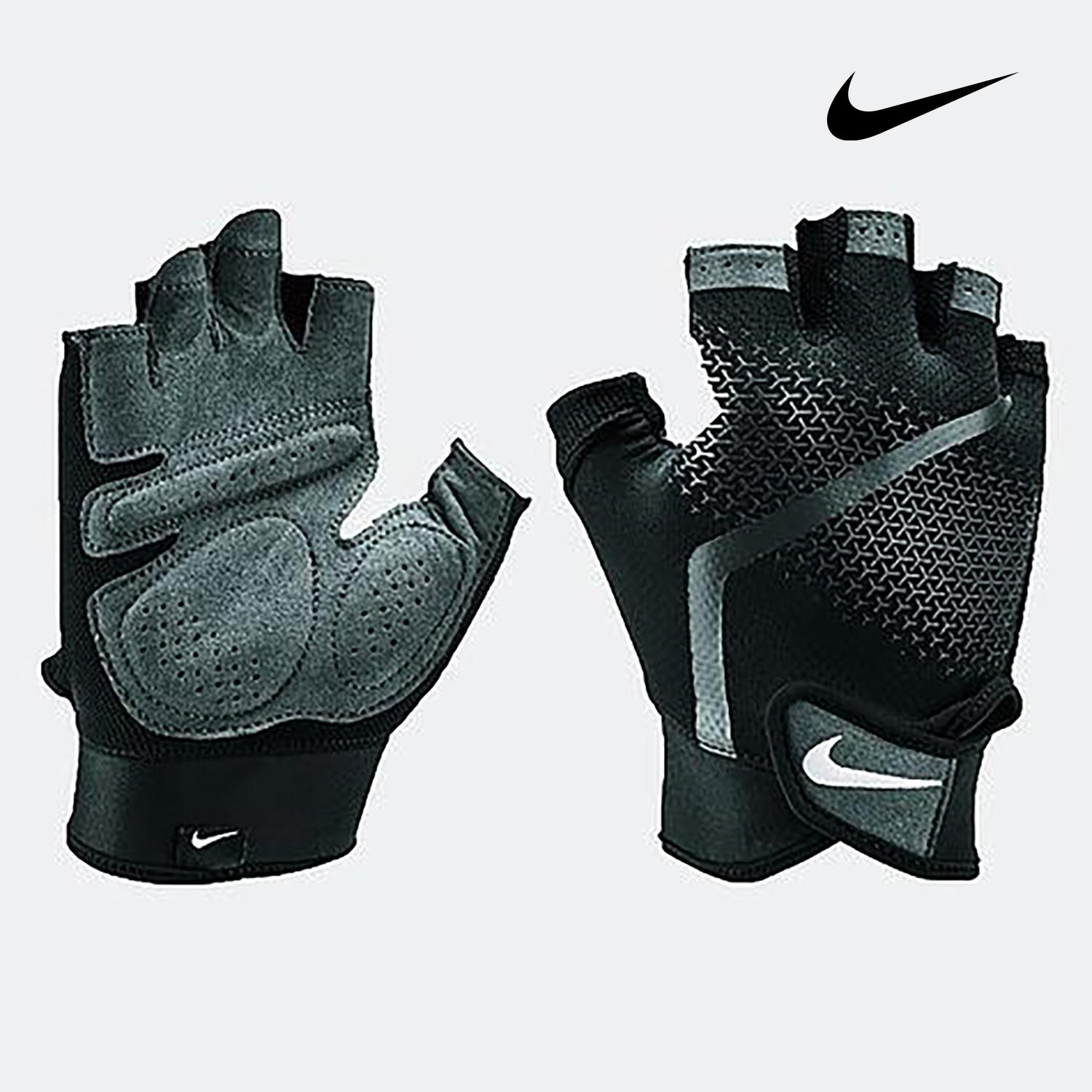 Nike - Găng tay thể thao Nam NIKE MEN'S EXTREME FITNESS GLOVES S B/A/W SS19-N.LG.C4.945