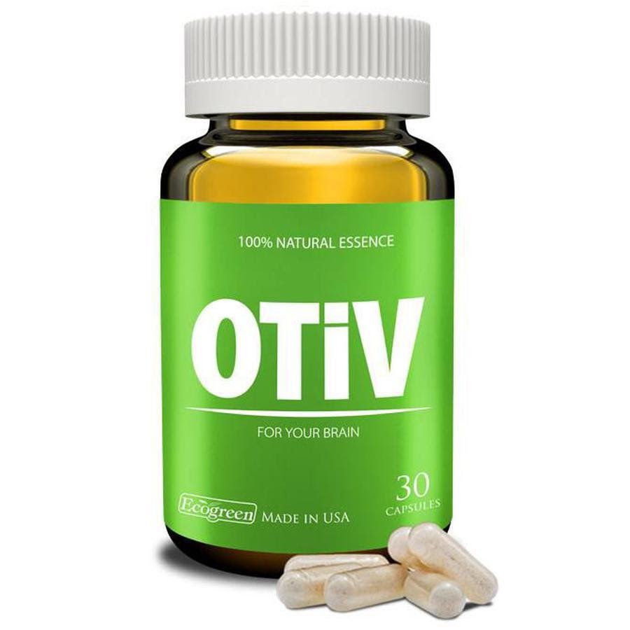 Hoạt huyết dưỡng não, bổ mắt Otiv chứa Ginkgo Biloba, Bluebery-Hộp 30 viên