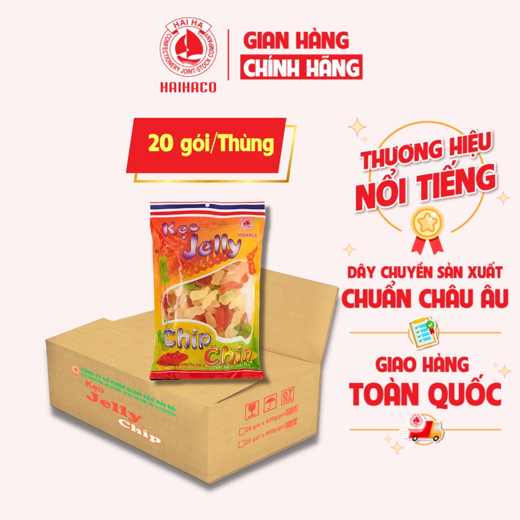 Kẹo dẻo jelly chip chip túi 500g