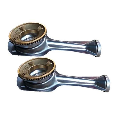 Combo Đầu đốt bếp ga 4 món ( gồm 2 cái điếu inox , 2 cái sen vàng )