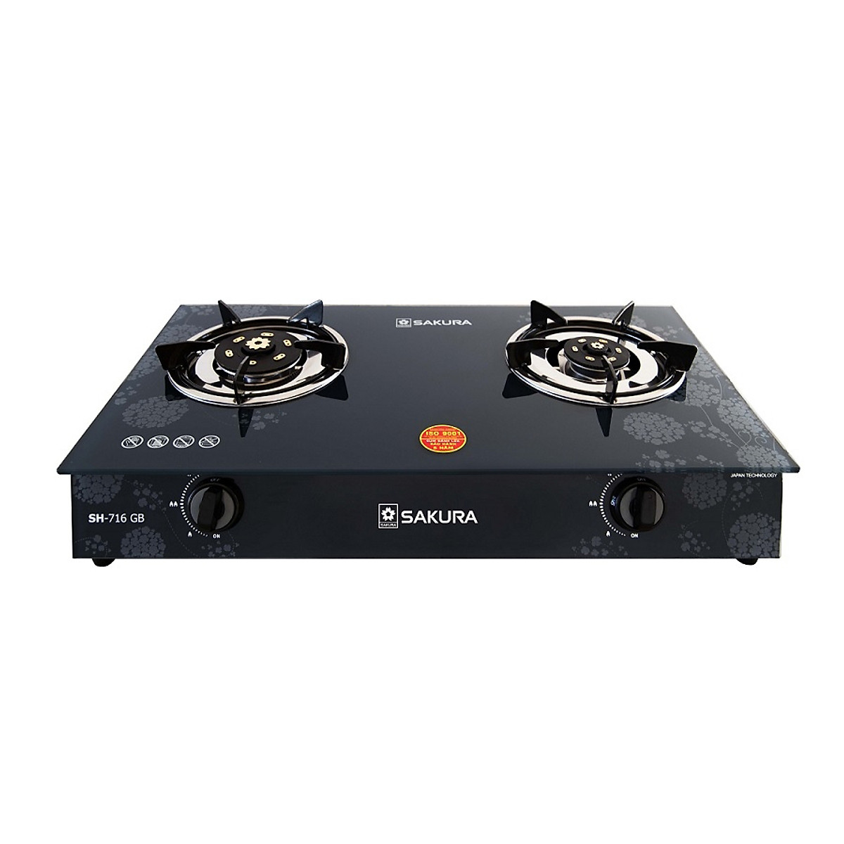 Bếp gas dương sakura sh-716gb - hàng chính hãng
