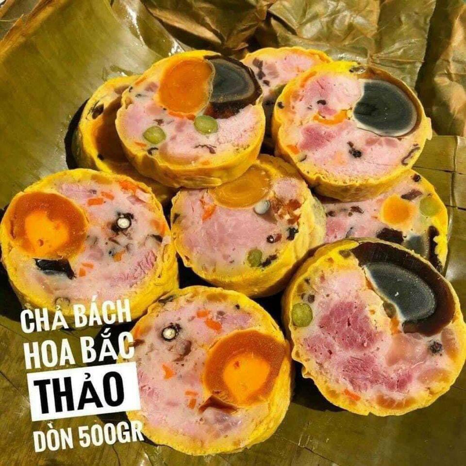 Chả lụa trứng muối bách thảo 1 ký