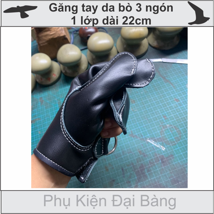 Găng tay da bò nuôi chim ưng