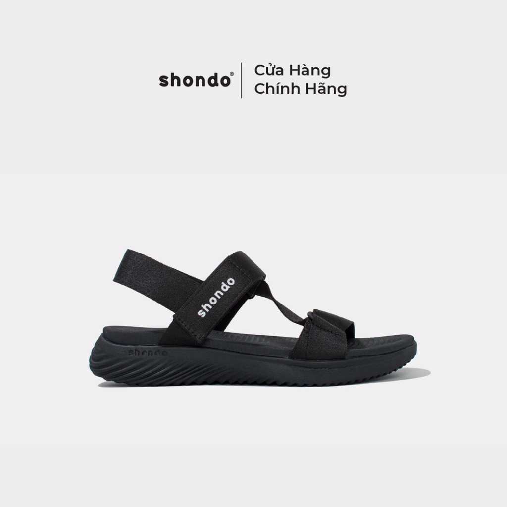Giày shondo sandals f7 continew đen f7n1010