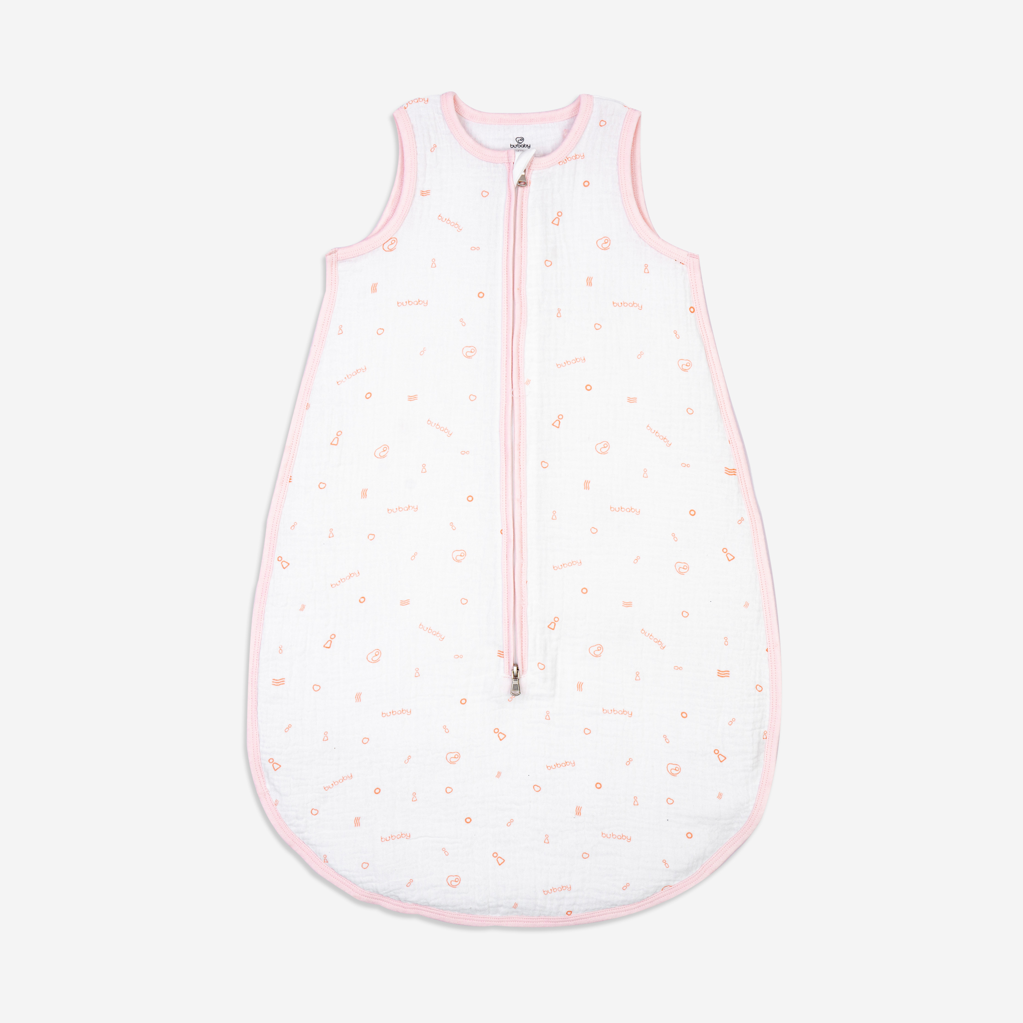 Túi ngủ khóa giữa - Muslin BU Baby