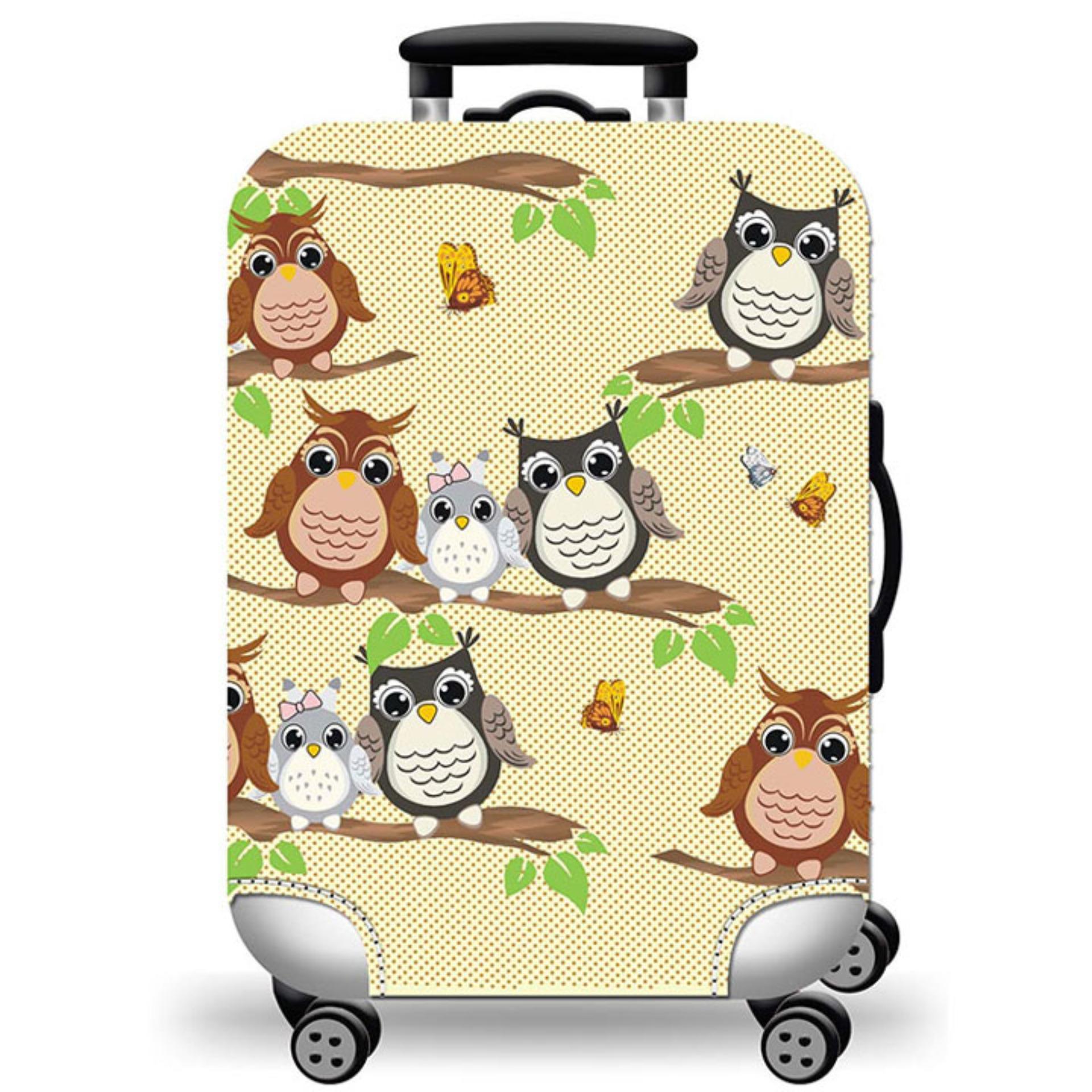 Túi bọc bảo vệ vali -áo vỏ bọc vali - size l-cú family hpvalioem