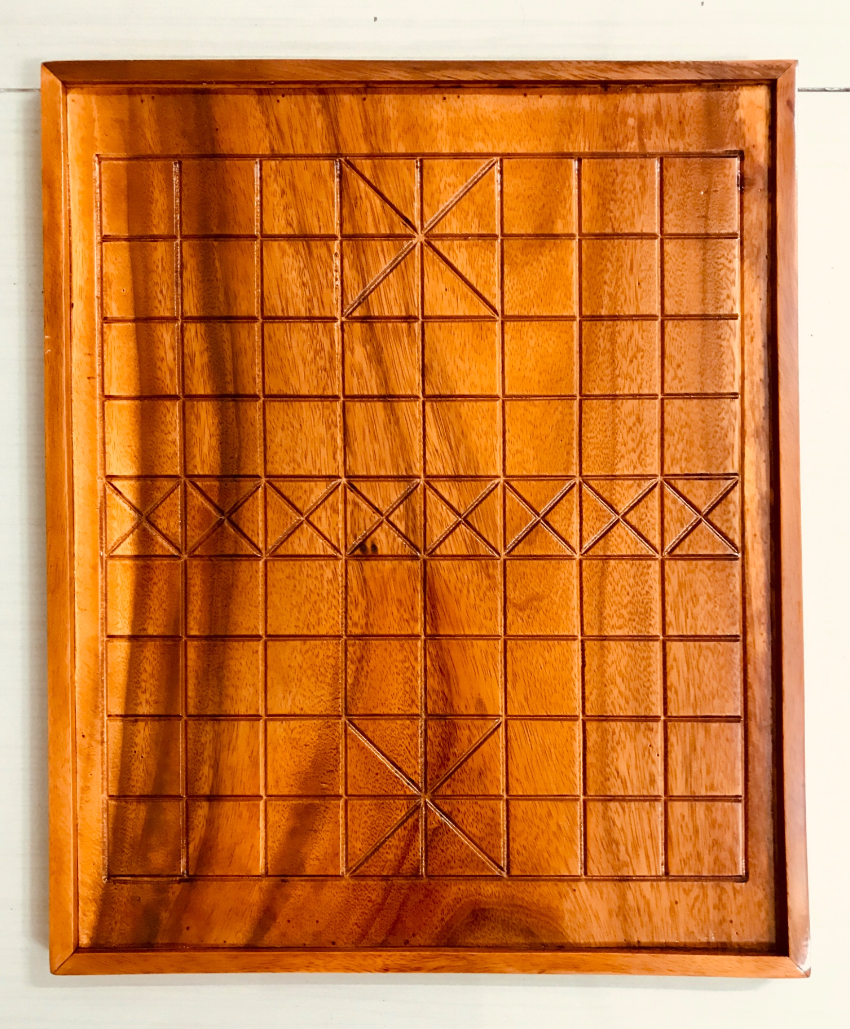 BÀN CỜ TƯỚNG GỖ ME TÂY NGUYÊN KHỐI