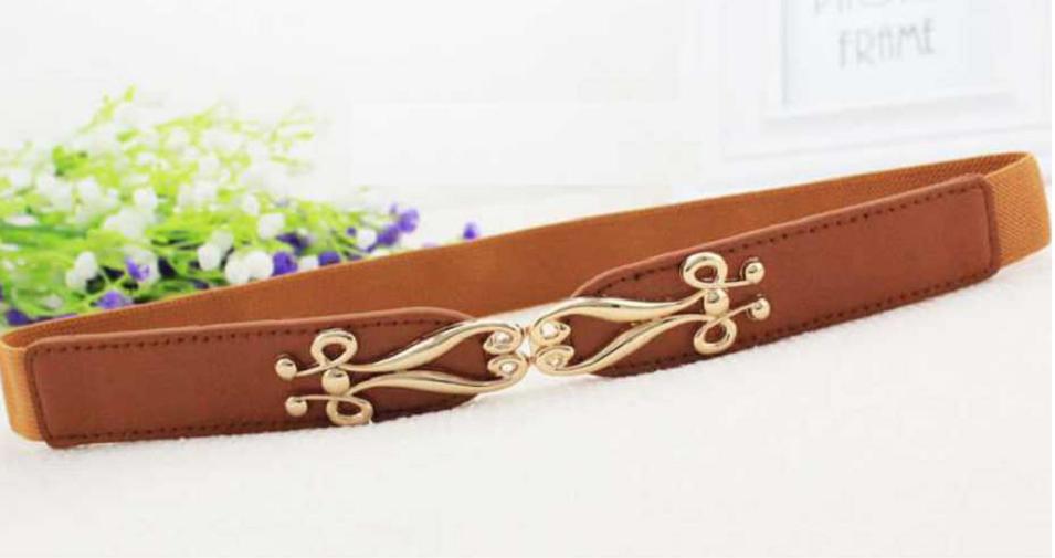 Thắt lưng nữ dây nịt nữ phối đầm váy patterned 2cm