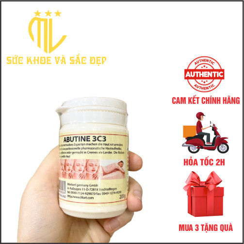 Kem dưỡng kích trắng Abutine 3C3 - Hộp lớn 200gr