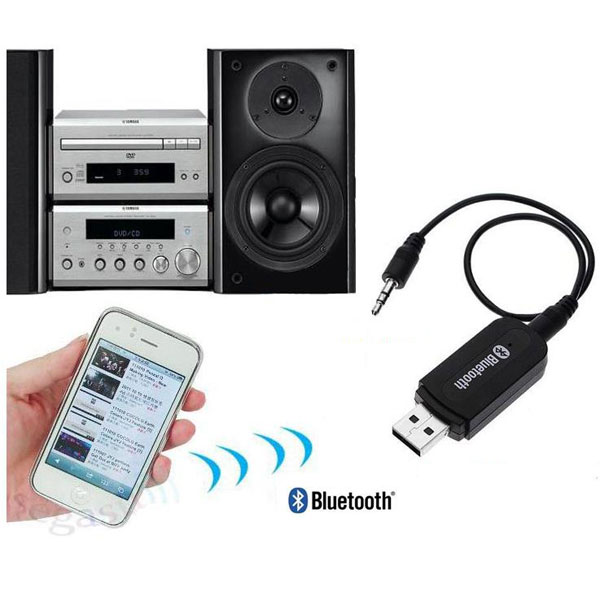 BLUETOOTH MZ-301-chuyển loa thẻ nhớ thành loa blutooth -USB Bluetooth Cho Loa Và Âm Ly MZ301