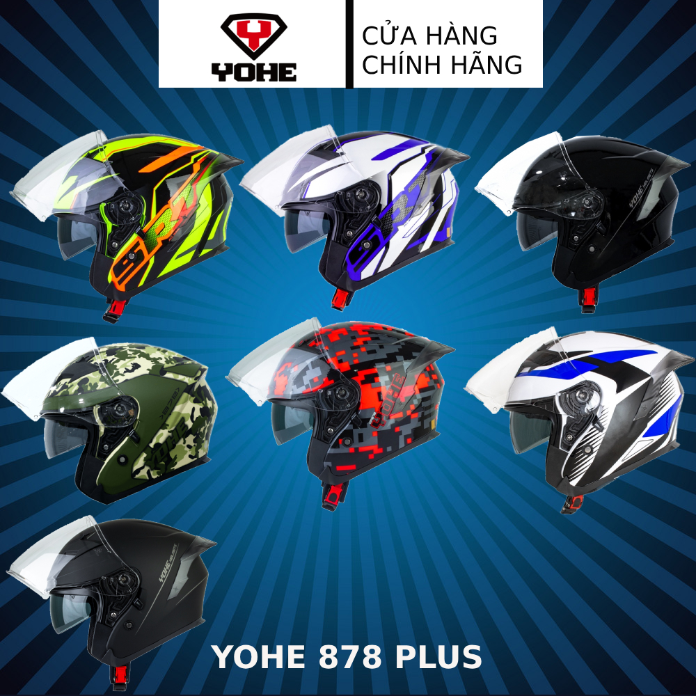 Mũ bảo hiểm YOHE 878 Plus